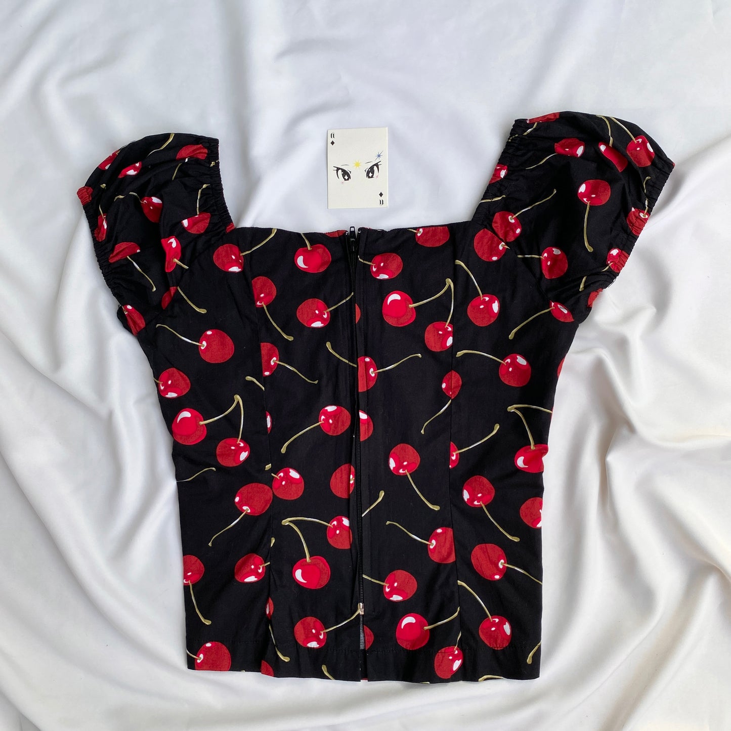 CHERRY TOP (Bust : 34-36, Upper Waist : 30-32)