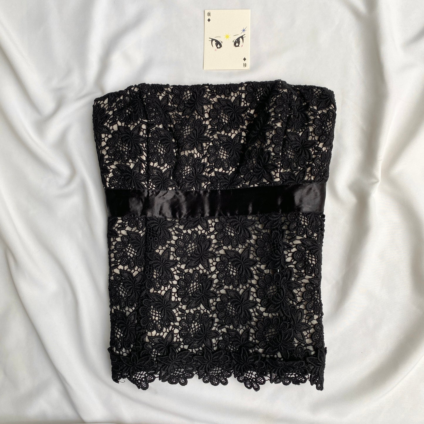 BLACK LACE CORSET FROM NEXT (Bust : 32-34, Upper Waist : 26-28)
