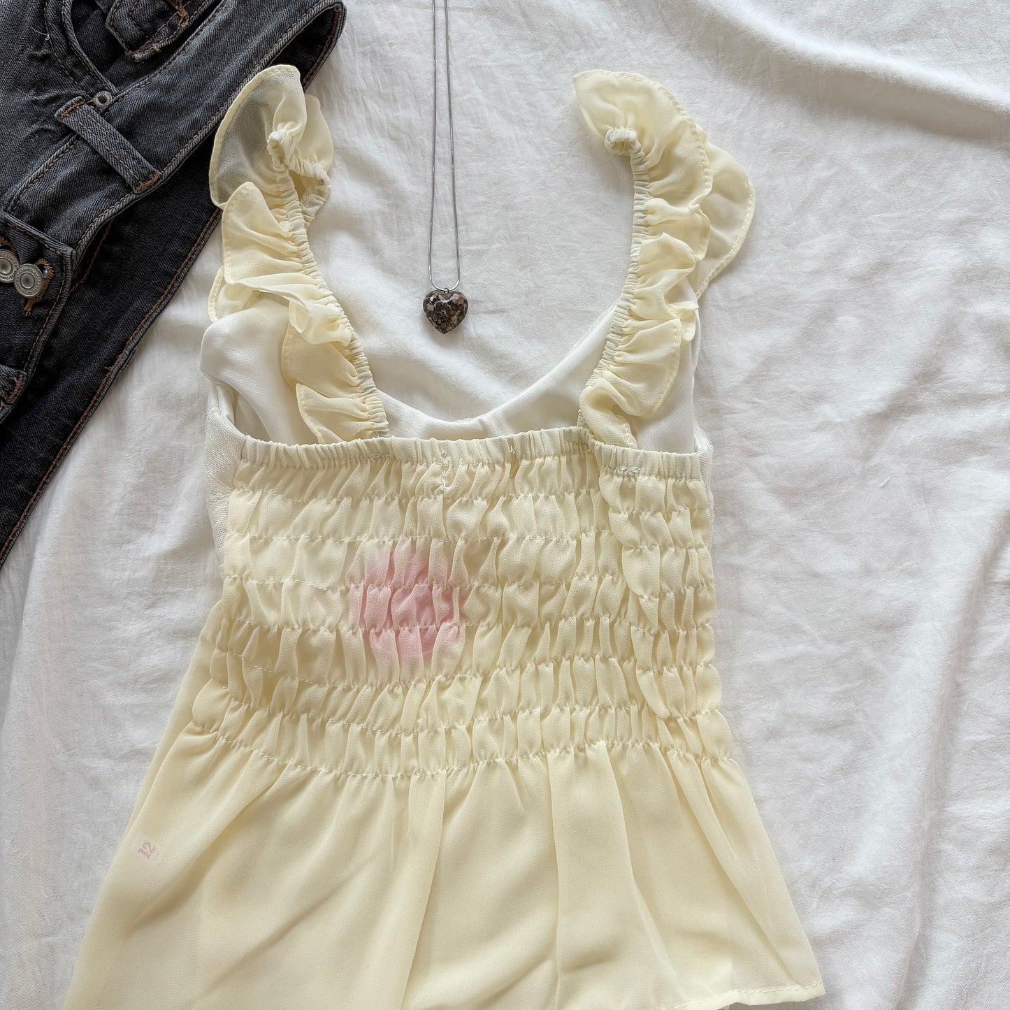 POSY TOP IN YELLOW (Bust : 28-32, Upper Waist : 22-28)
