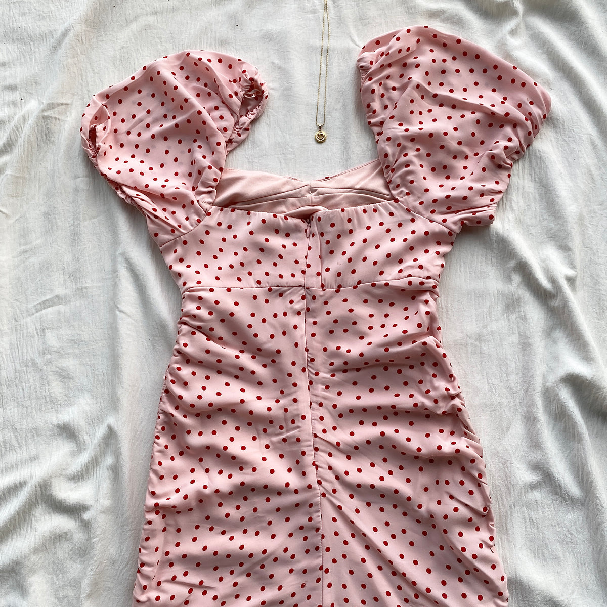 POLKA DOT DRESS FROM ZARA (Bust : 32-34, Upper Waist : 28-32)