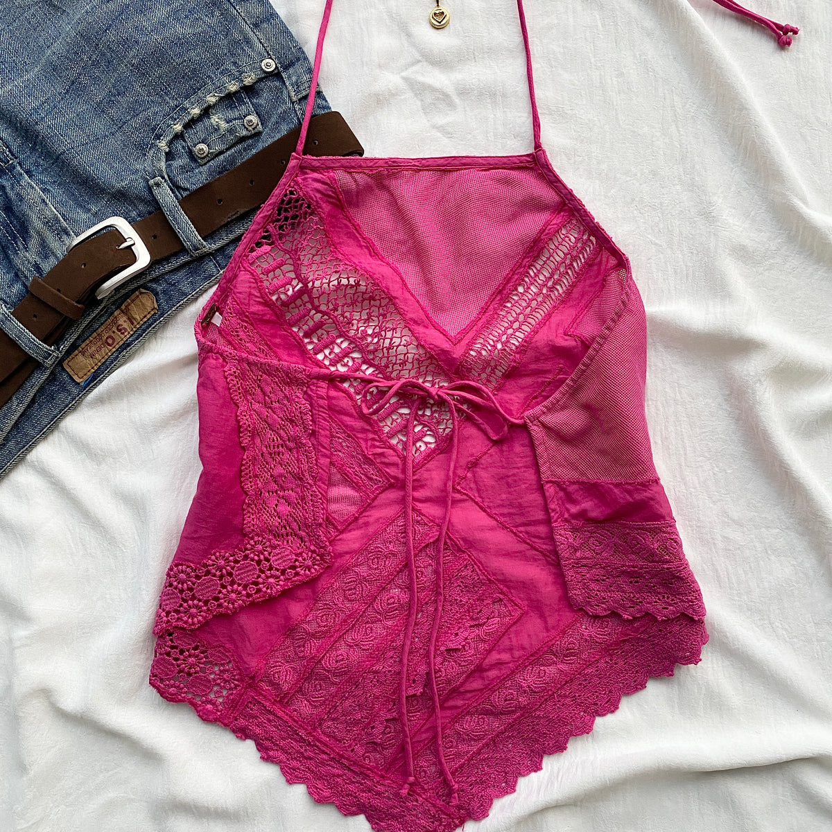 PINK BACKLESS TOP FROM FREE PEOPLE (Two sizes)