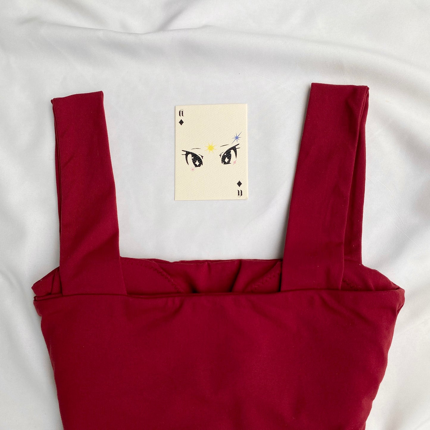 RED BUSTIER TOP (Bust : 28-32, Upper Waist : 23-28)