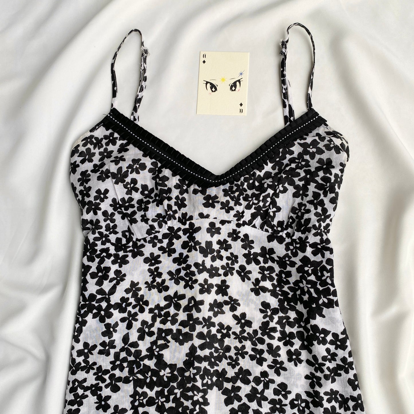 FLORAL CAMI TOP (Bust : 30-34, Upper Waist : 26-32)