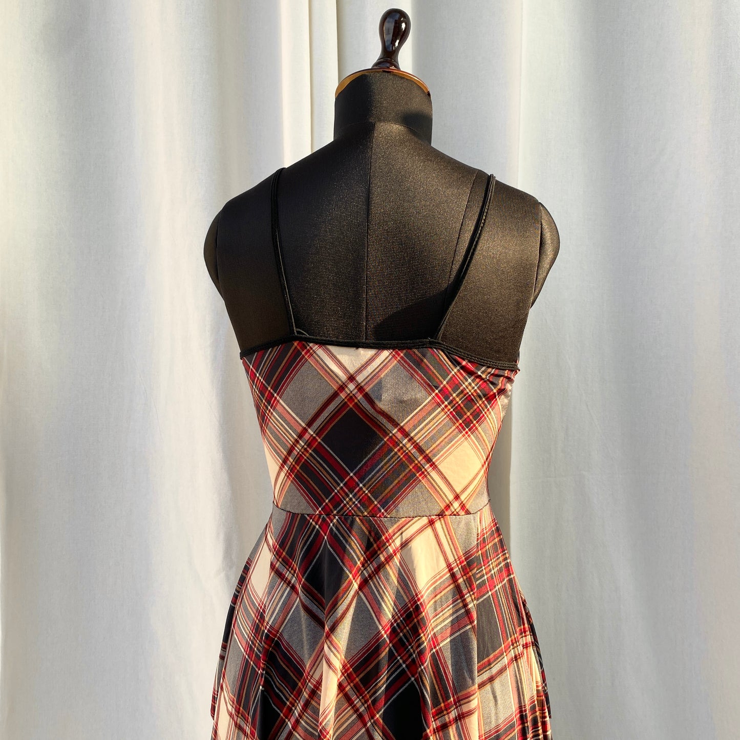 PLAID BABYDOLL TOP (Bust : 30-34, Upper Waist : 24-28)