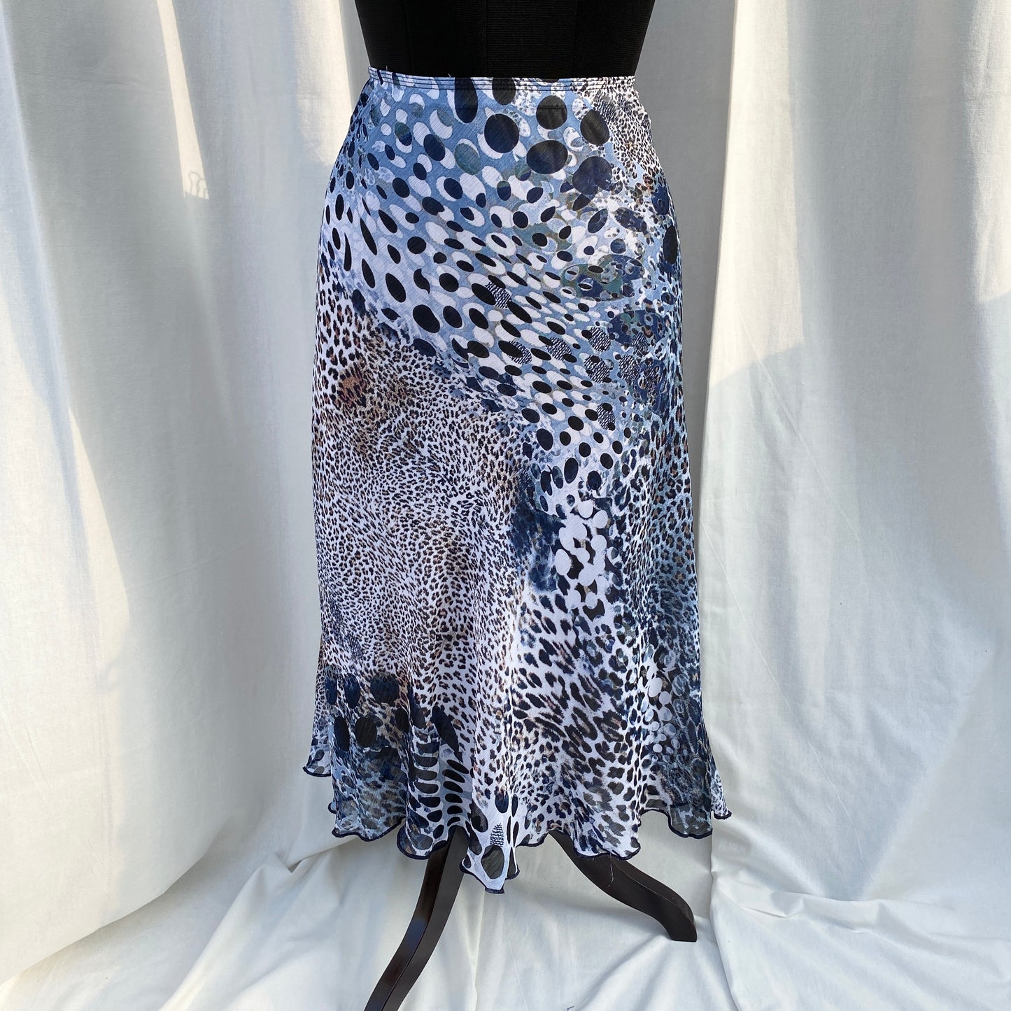 ANIMAL PRINT SKIRT (Waist : 28-34)