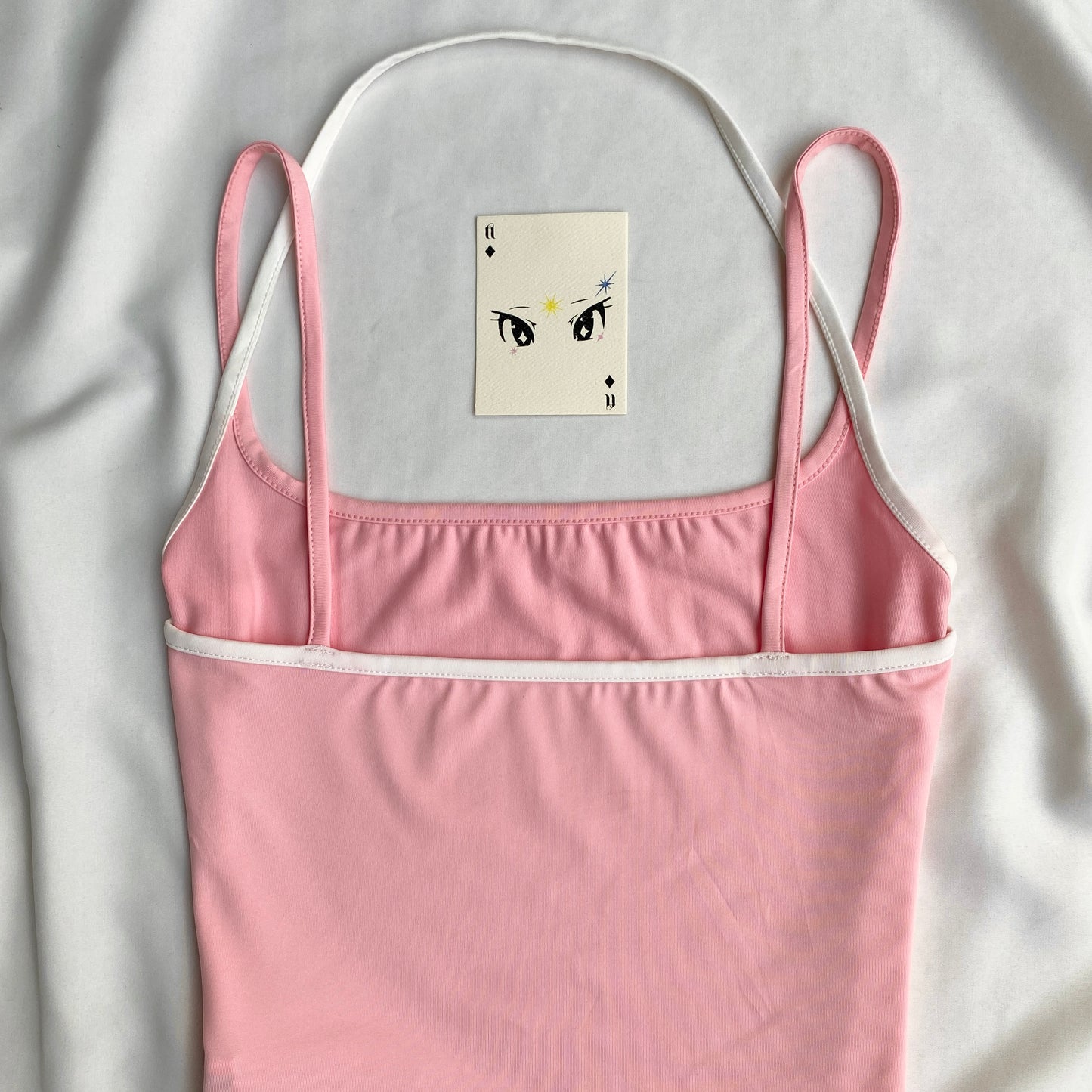 PINK CAMI HALTER TOP (Bust : 30-34, Upper Waist : 24-28)