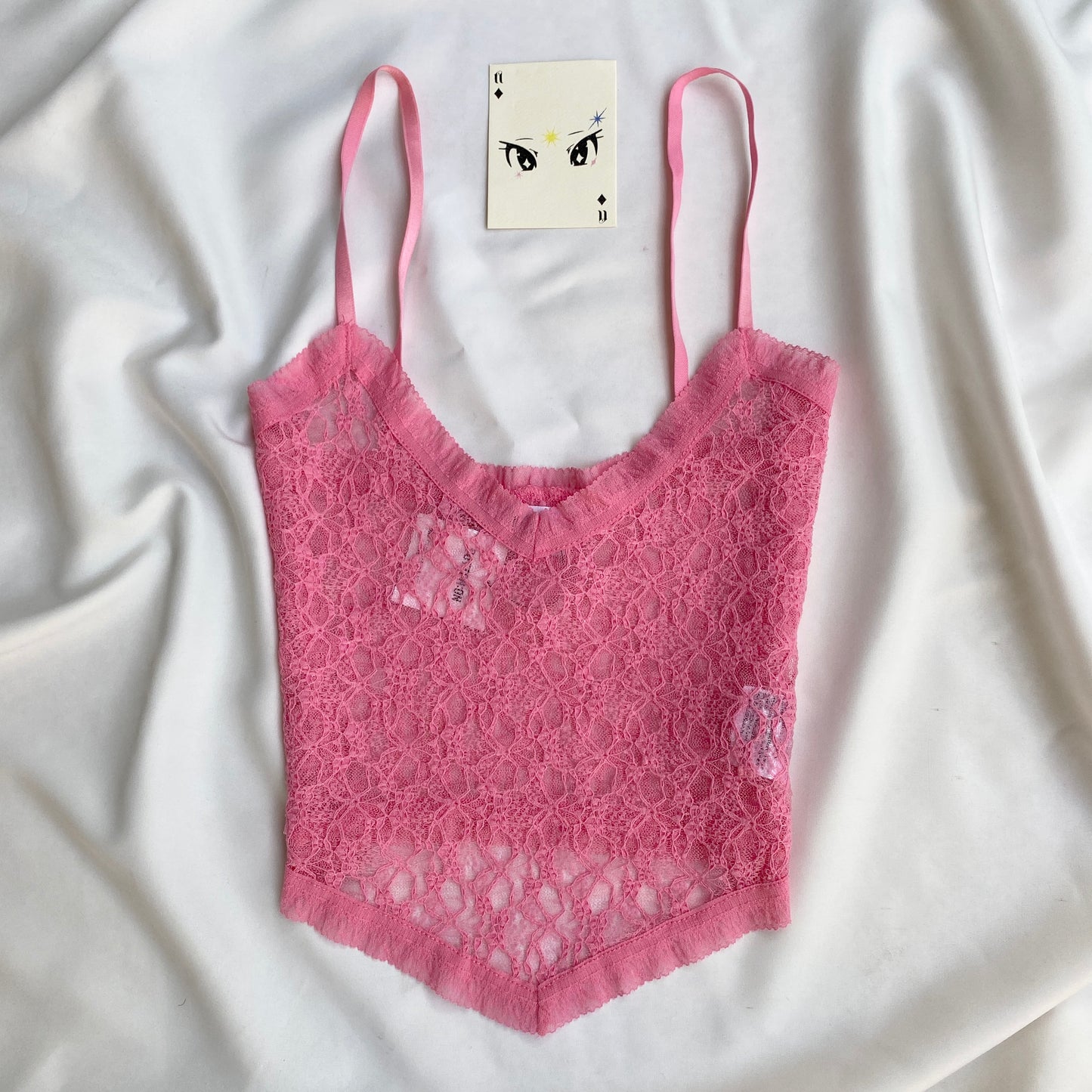 PINK LACE TOP FROM COTTON ON (Bust : 28-32, Upper Waist : 23-26)