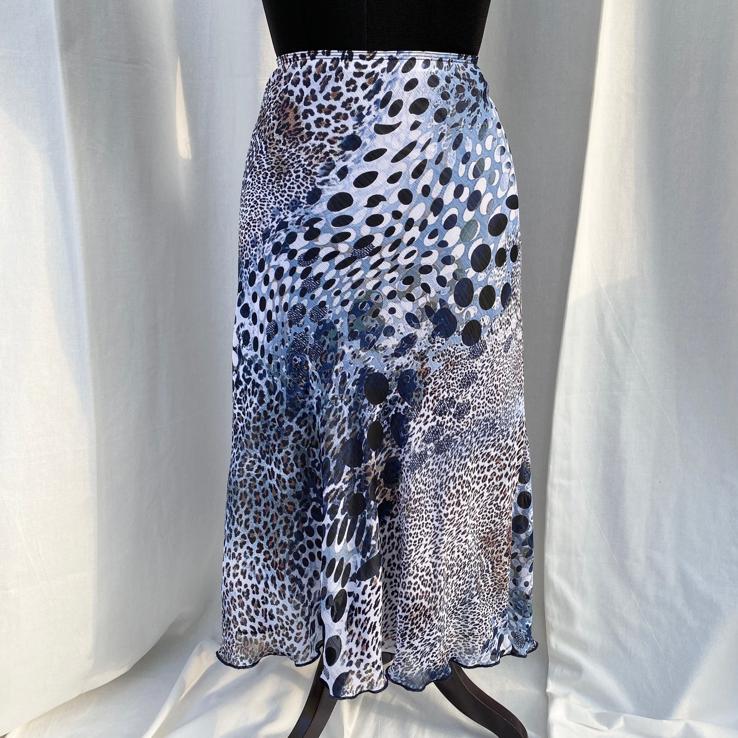 ANIMAL PRINT SKIRT (Waist : 28-34)