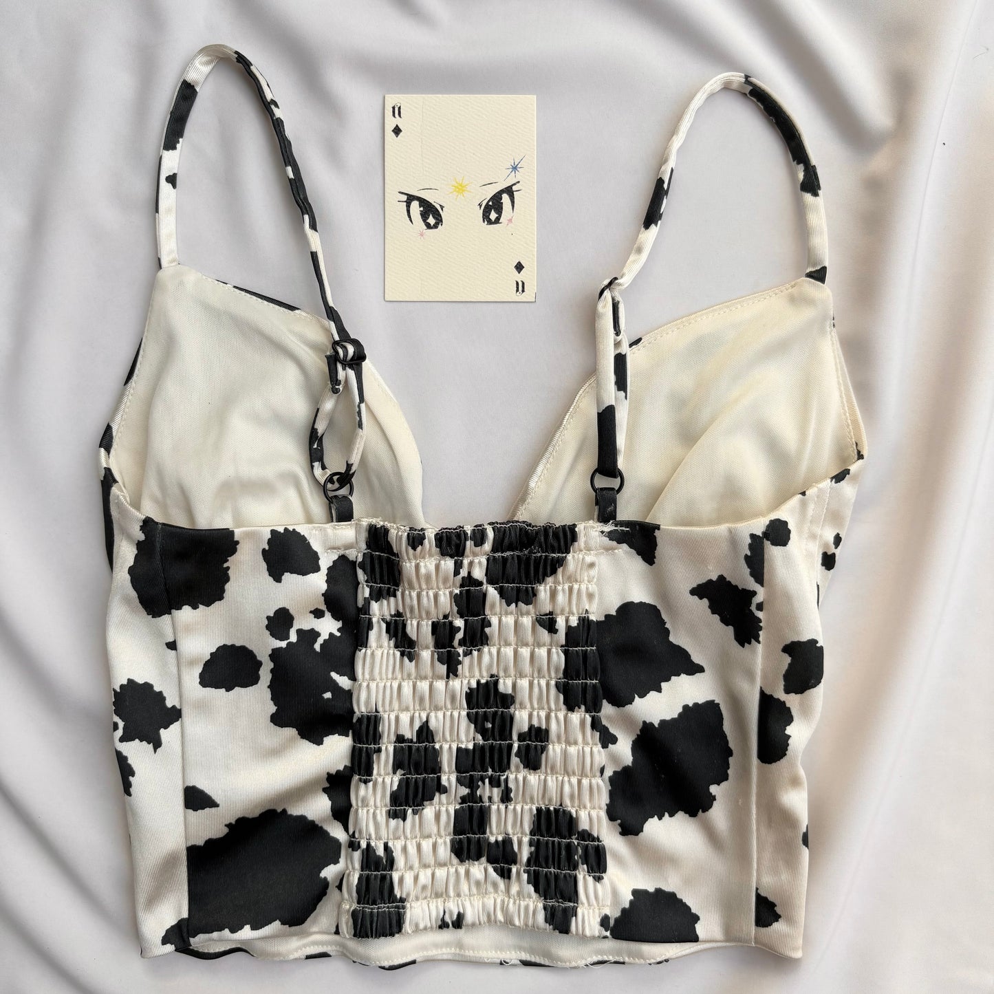 COW PRINT CORSET (Bust : 28-32, Upper Waist : 22-26)