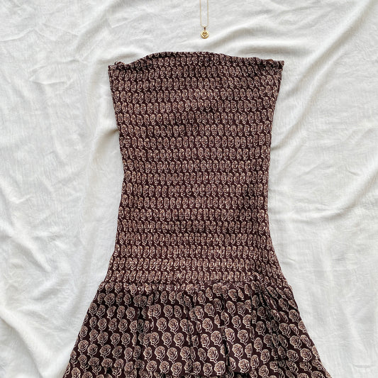 BROWN DRESS FROM STRADIVARIUS (Sizes available)