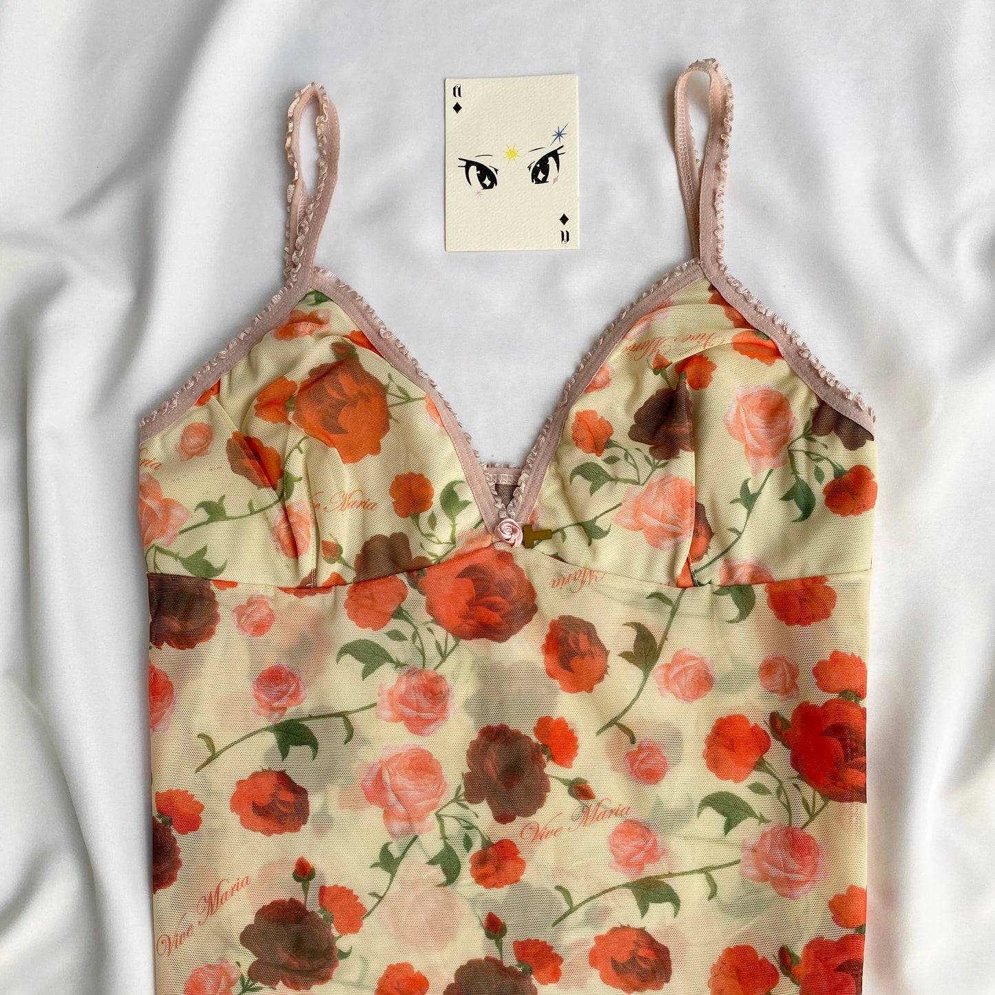 FLORAL CAMI TOP (Bust : 34-36, Upper Waist : 28-34)