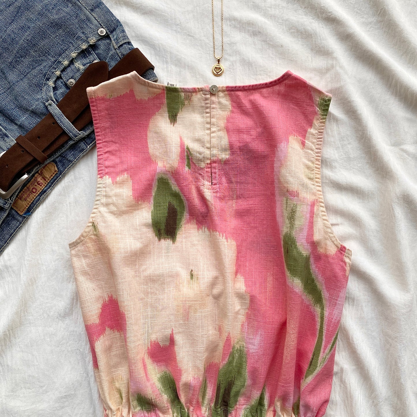 IKAT COTTON TOP (Bust : 30-34, Upper Waist : 24-28)