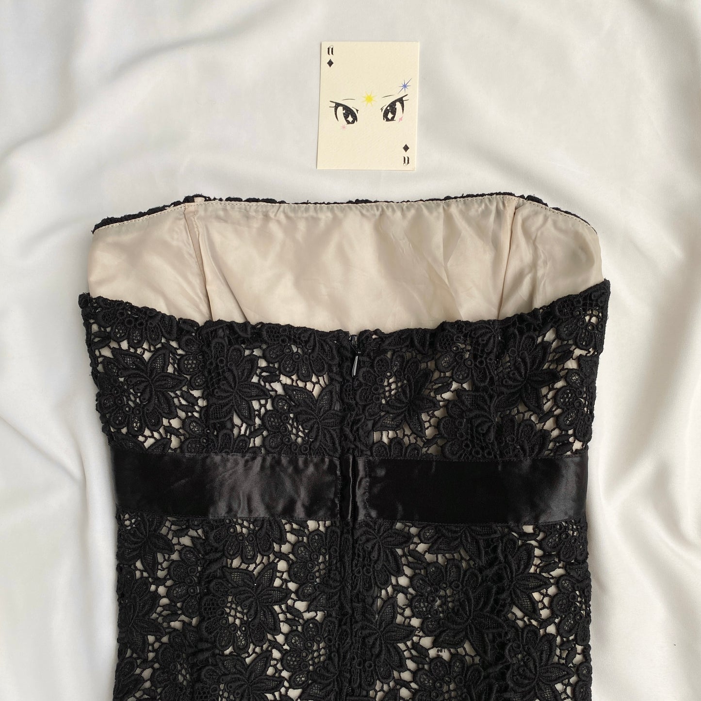 BLACK LACE CORSET FROM NEXT (Bust : 32-34, Upper Waist : 26-28)