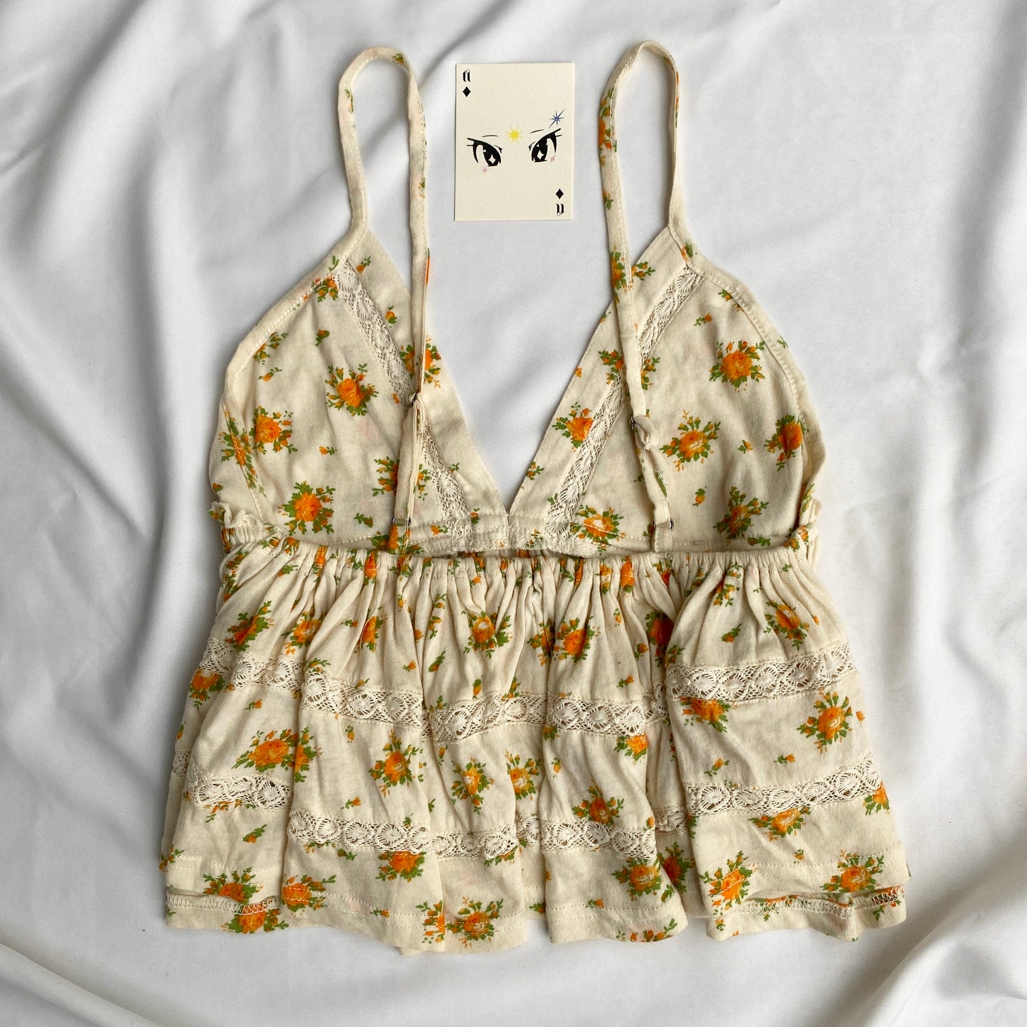 FLORAL BABYDOLL TOP FROM URBAN OUTFITTERS (Two sizes available)