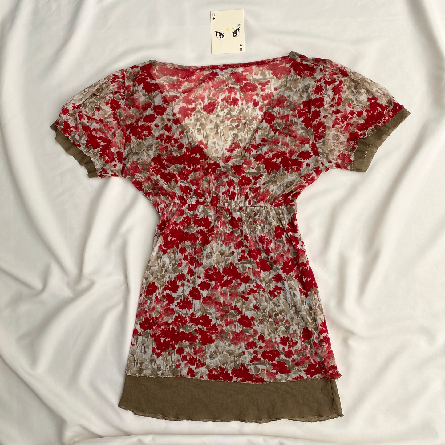Y2K TOP (Bust : 30-34, Upper Waist : 23-28)