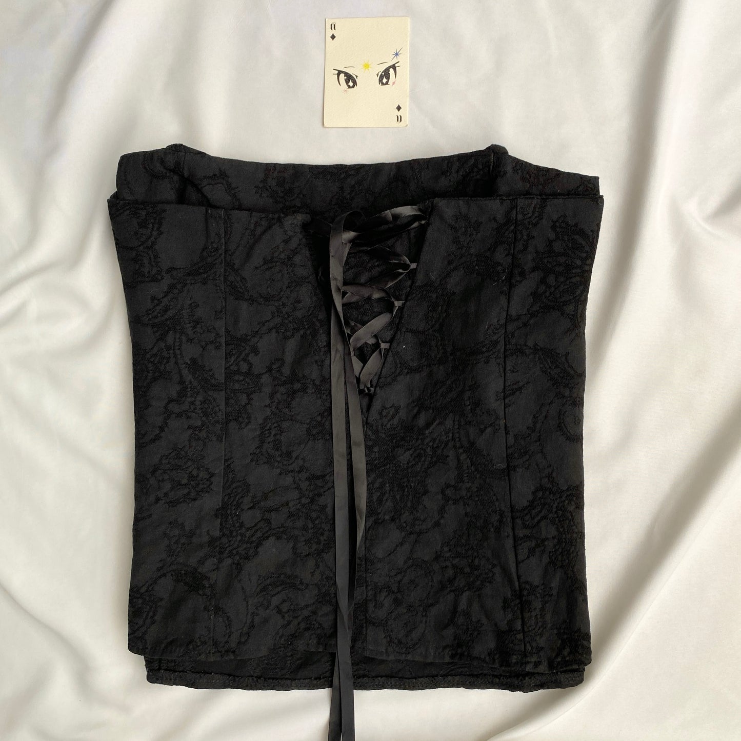 BLACK CORSET (Bust : 34-36, Upper Waist : 30-32)