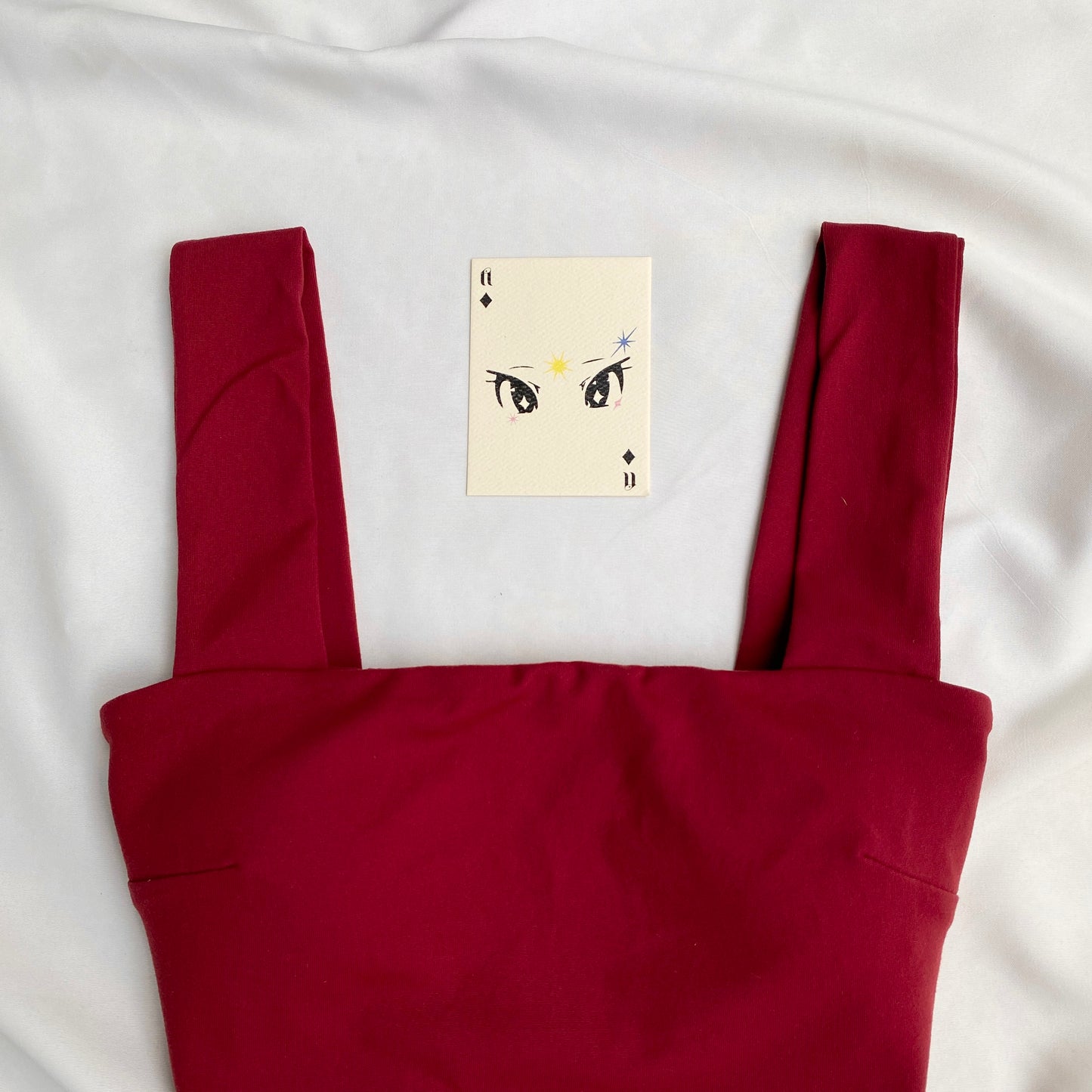 RED BUSTIER TOP (Bust : 28-32, Upper Waist : 23-28)