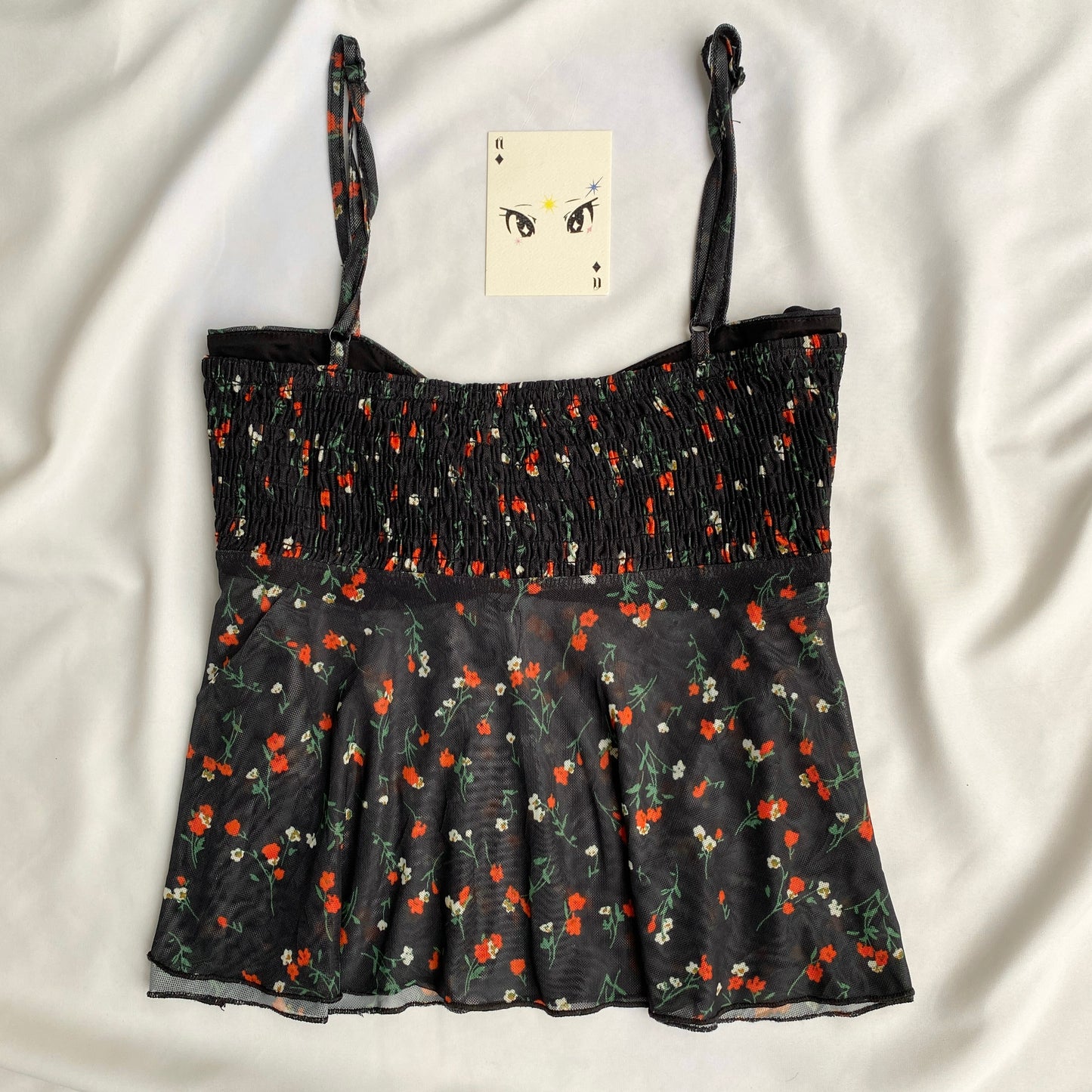 DITSY FLORAL BABYDOLL TOP (Bust : 34-36, Upper Waist : 28-36)