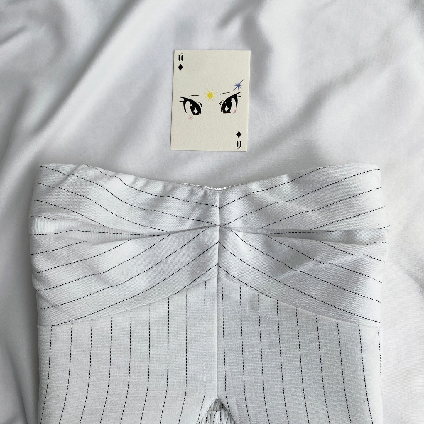 PINSTRIPE TOP FROM GLASSONS (Bust : 30-34, Upper Waist : 26-30)