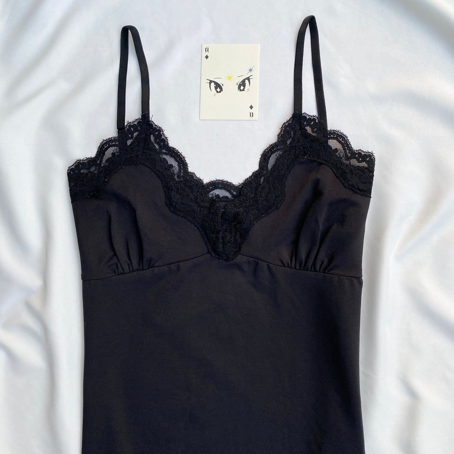 BLACK LACE TOP (Bust : 32-34, Upper Waist : 26-32)