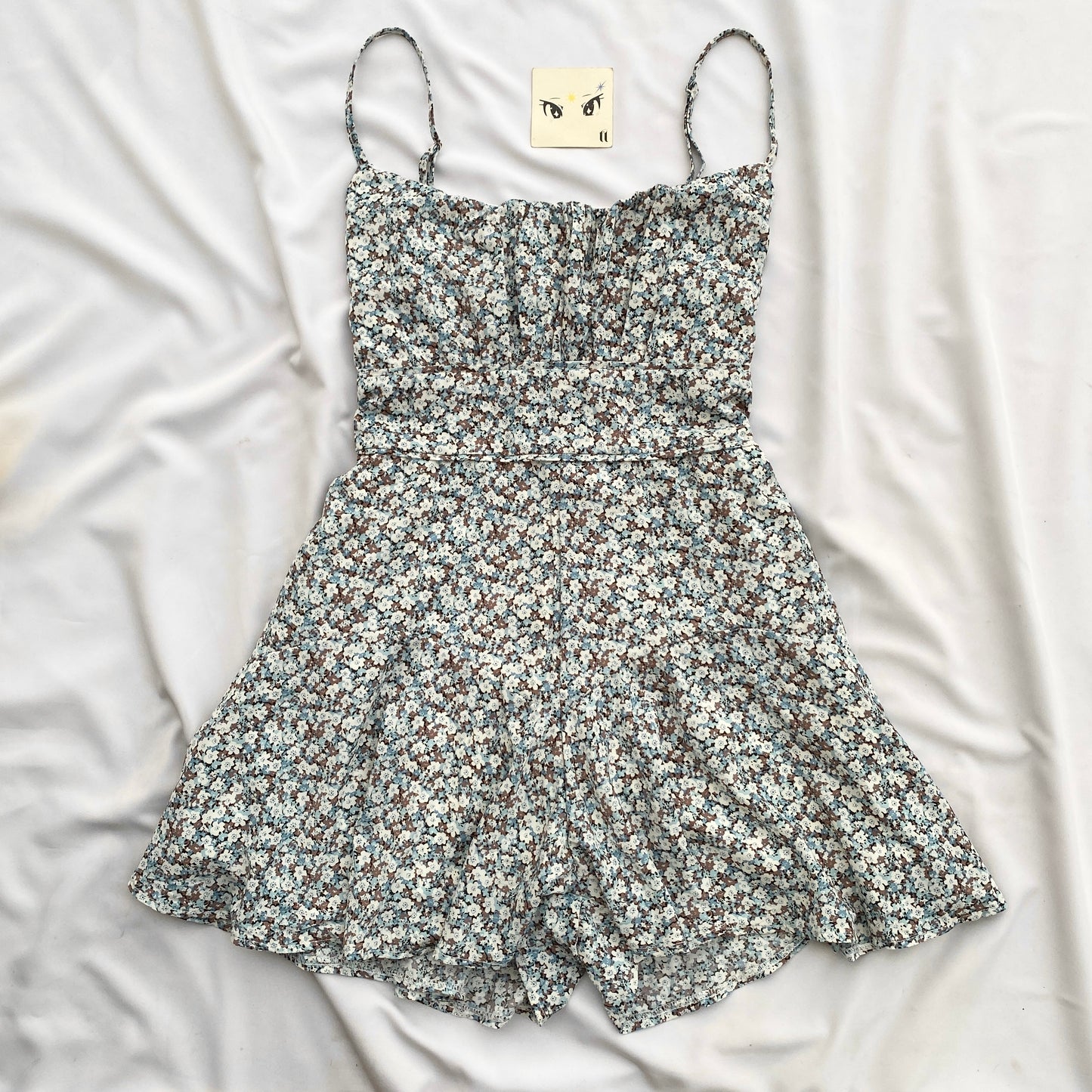 FLORAL PLAYSUIT (L/XL)