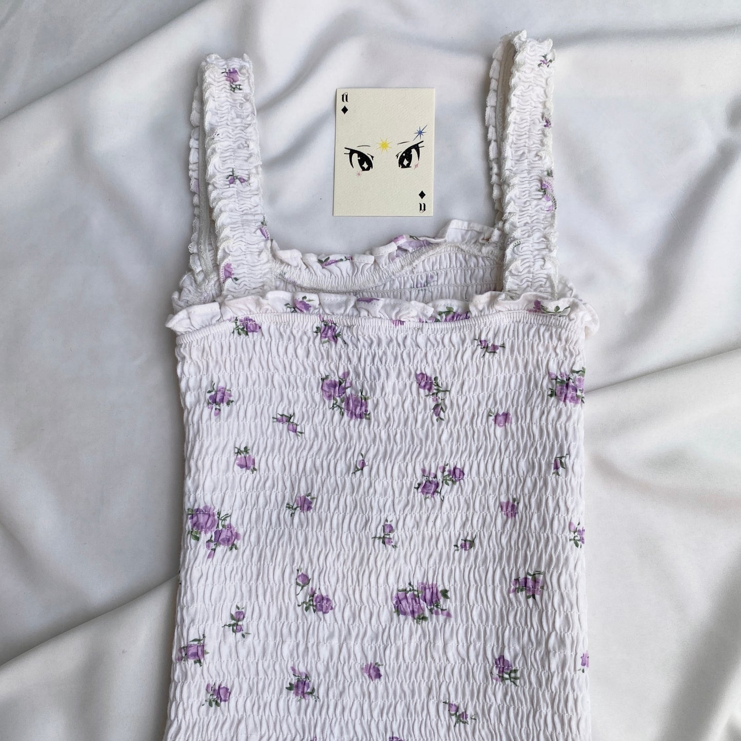 FLORAL SMOCKED TOP FROM NEW LOOK (Bust : 28-32, Upper Waist : 24-28)