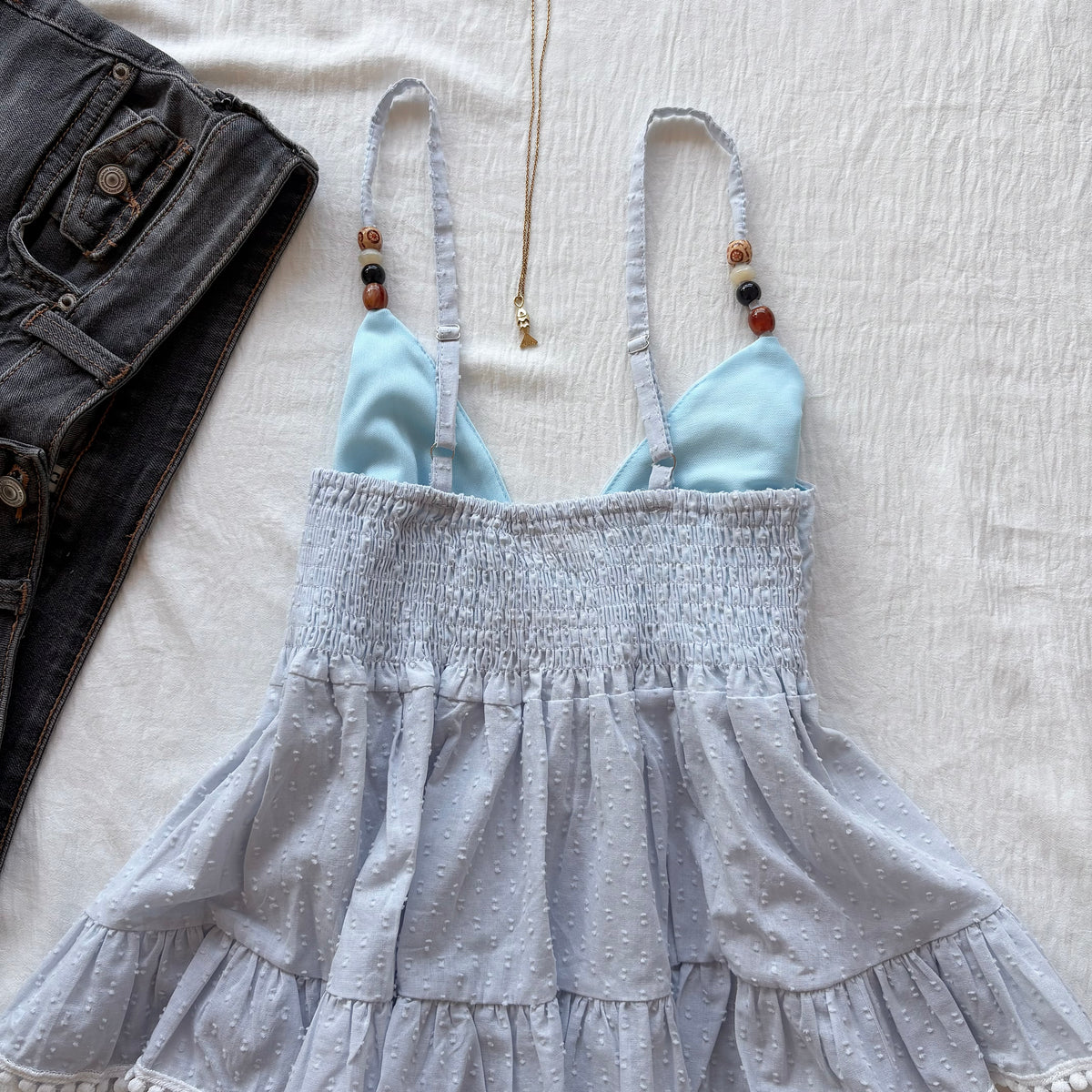 LILA BEADED TOP (Bust : 28-34, Upper Waist : 24-28)
