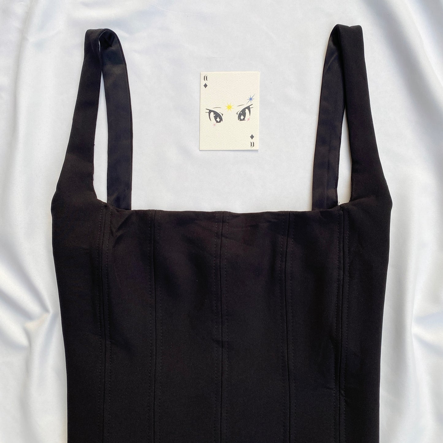 BLACK CORSET FROM ZARA (Bust : 32-34, Upper Waist : 27-29)