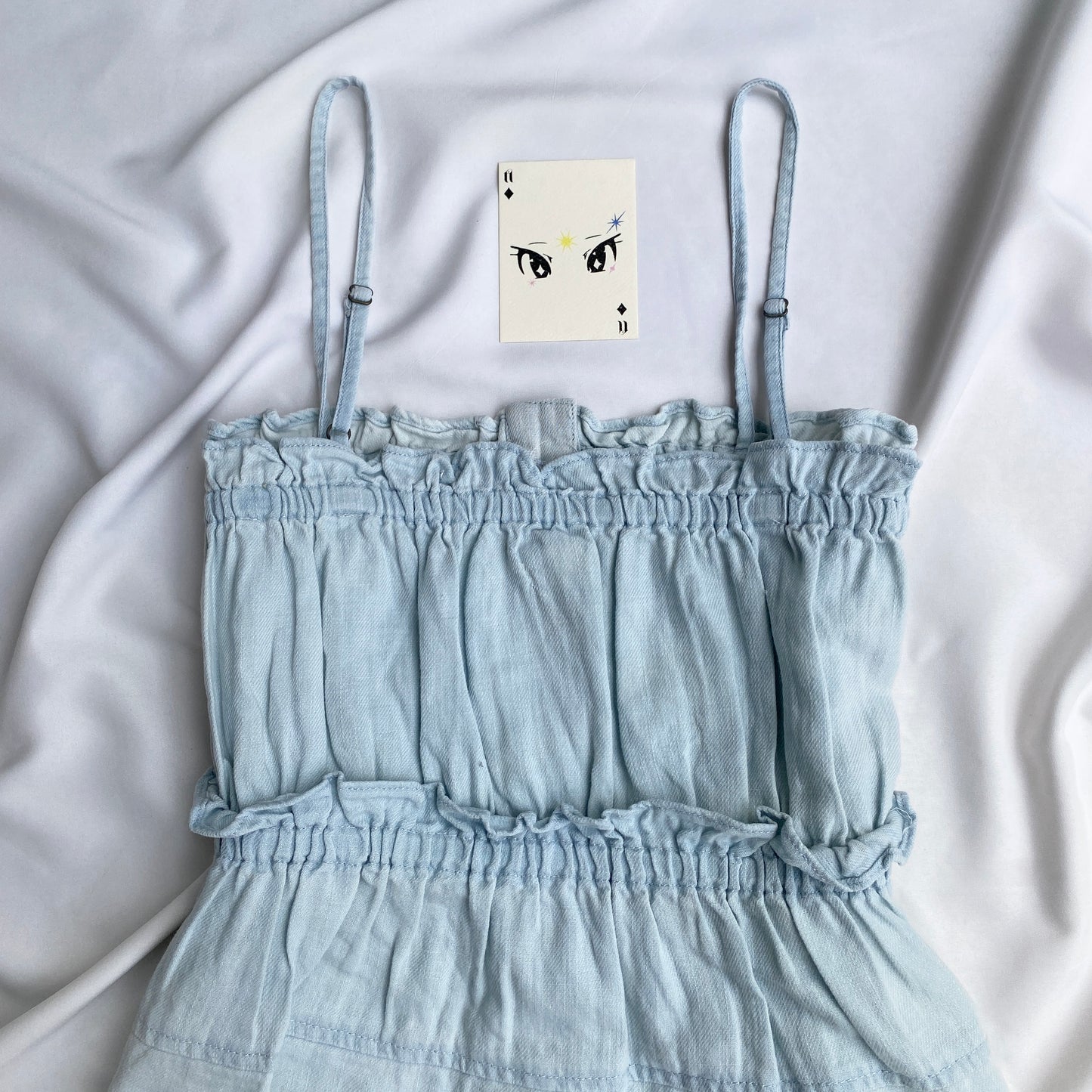 BLUE TOP FROM ANTHROPOLOGY (Bust : 28-32, Upper Waist : 26-30)