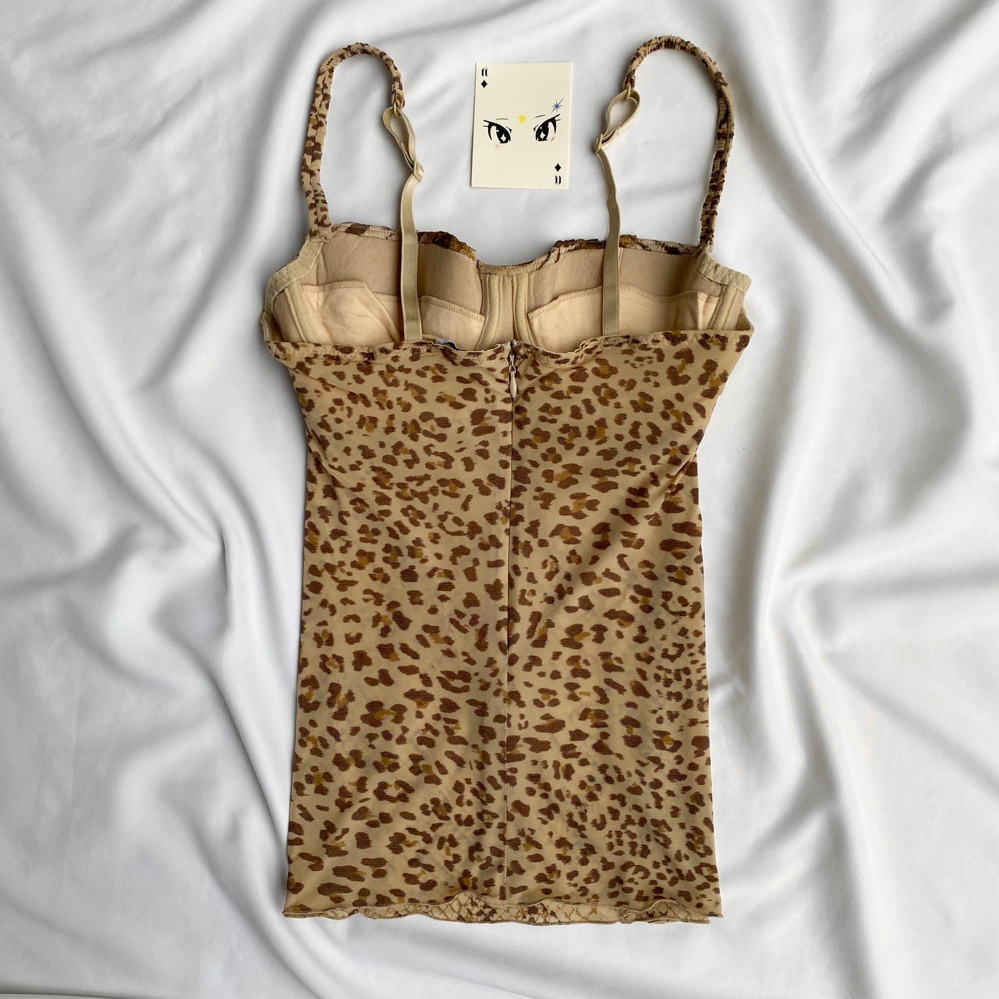 ANIMAL PRINT BUSTIER (Bust : 30-34, Upper Waist : 24-28)