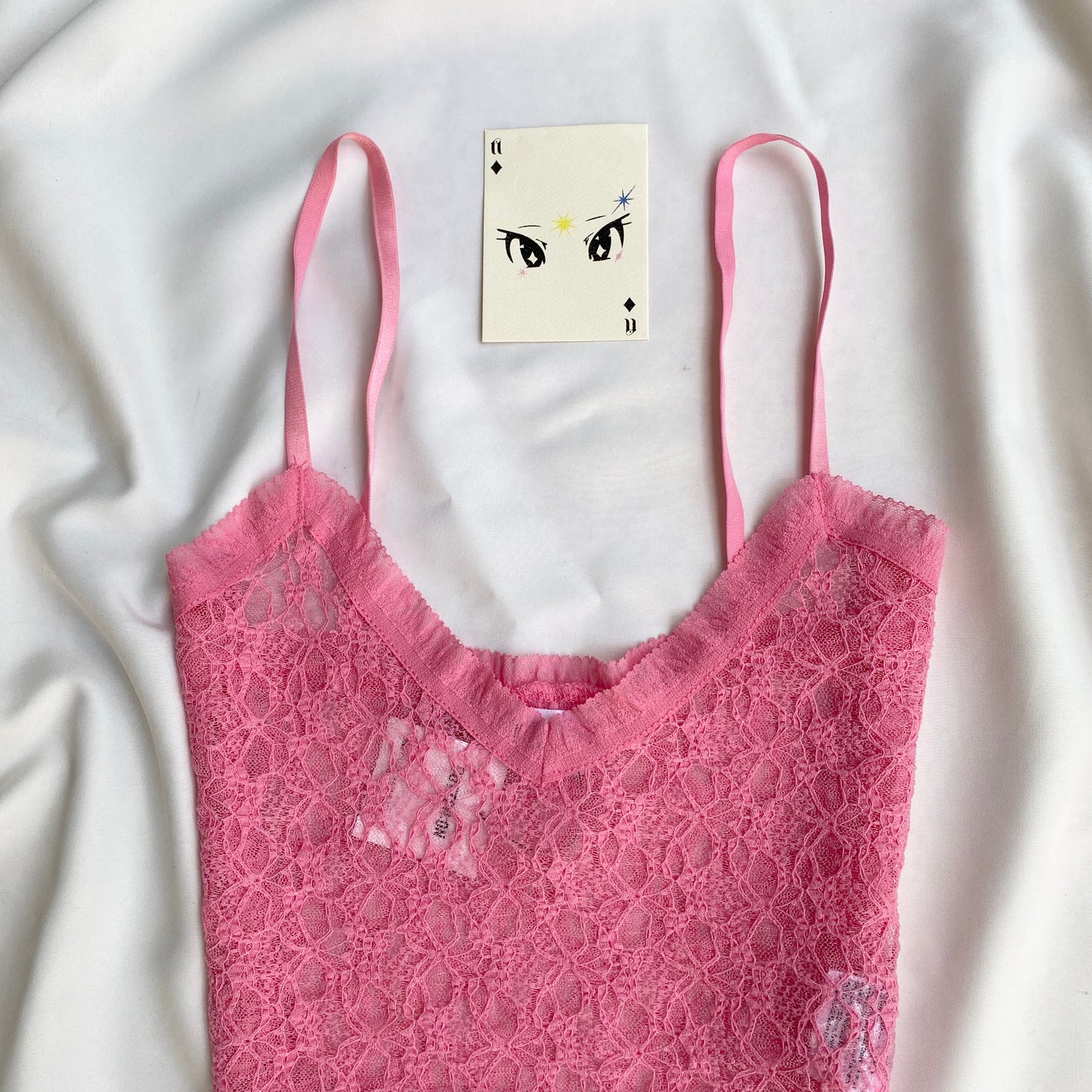 PINK LACE TOP FROM COTTON ON (Bust : 28-32, Upper Waist : 23-26)