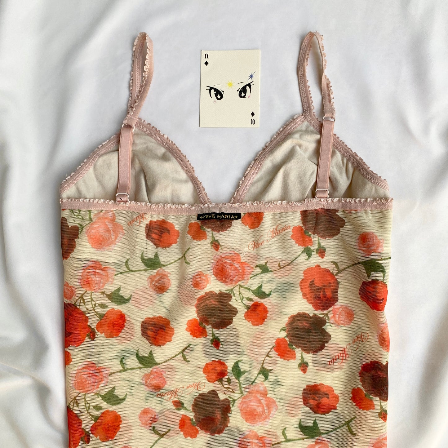 FLORAL CAMI TOP (Bust : 34-36, Upper Waist : 28-34)