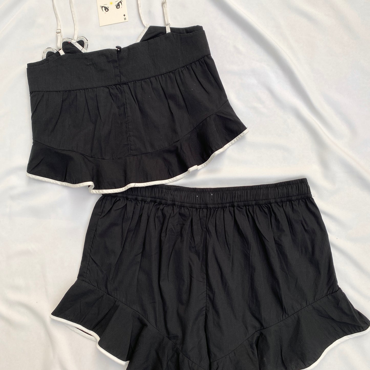 BLACK SET FROM ANTHROPOLOGY (Bust : 34-36, Upper Waist : 28-36)