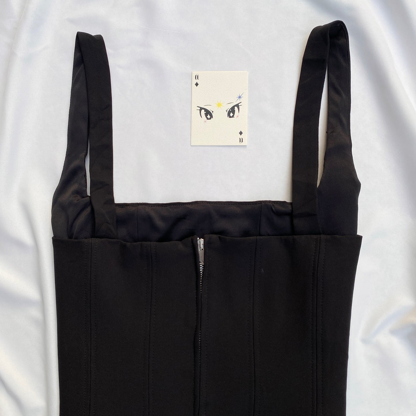 BLACK CORSET FROM ZARA (Bust : 32-34, Upper Waist : 27-29)