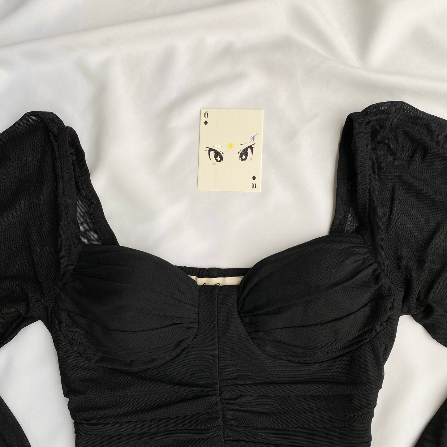 BLACK BUSTIER TOP (Bust : 30-34, Upper Waist : 24-28)