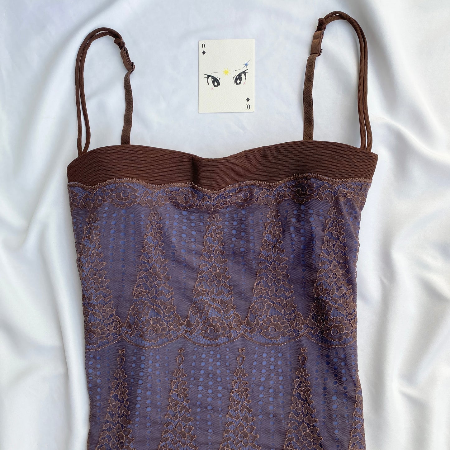 PURPLE LACE BUSTIER (Bust : 32D/34C/36B, Upper Waist : 26-29)