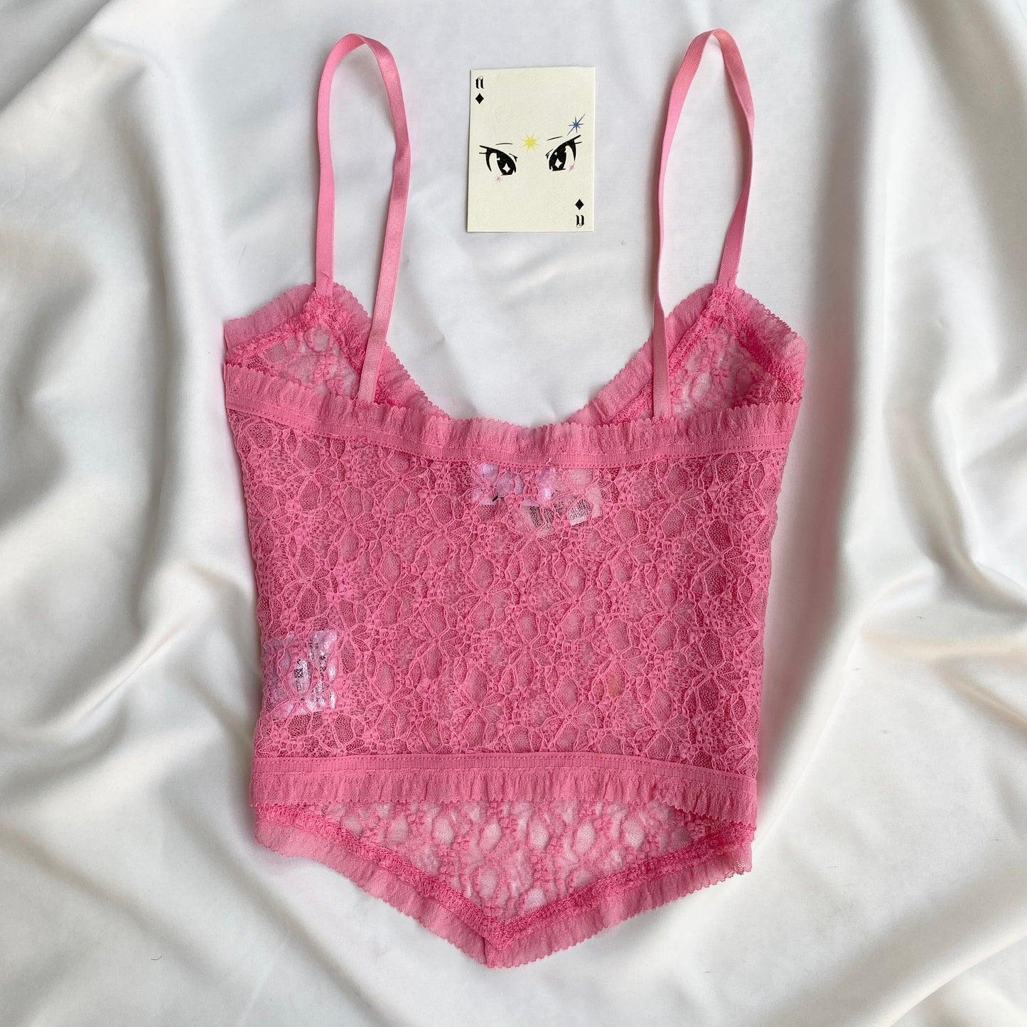 PINK LACE TOP FROM COTTON ON (Bust : 28-32, Upper Waist : 23-26)
