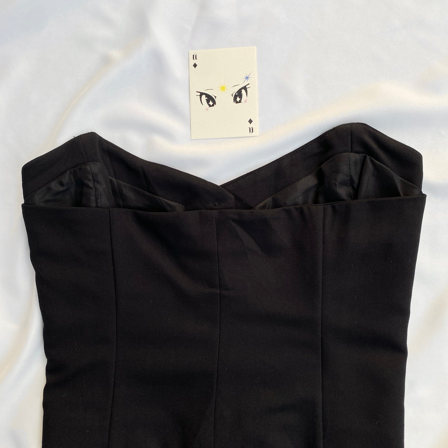 BLACK TUBE CORSET (Bust : 32-34, Upper Waist : 28-30)