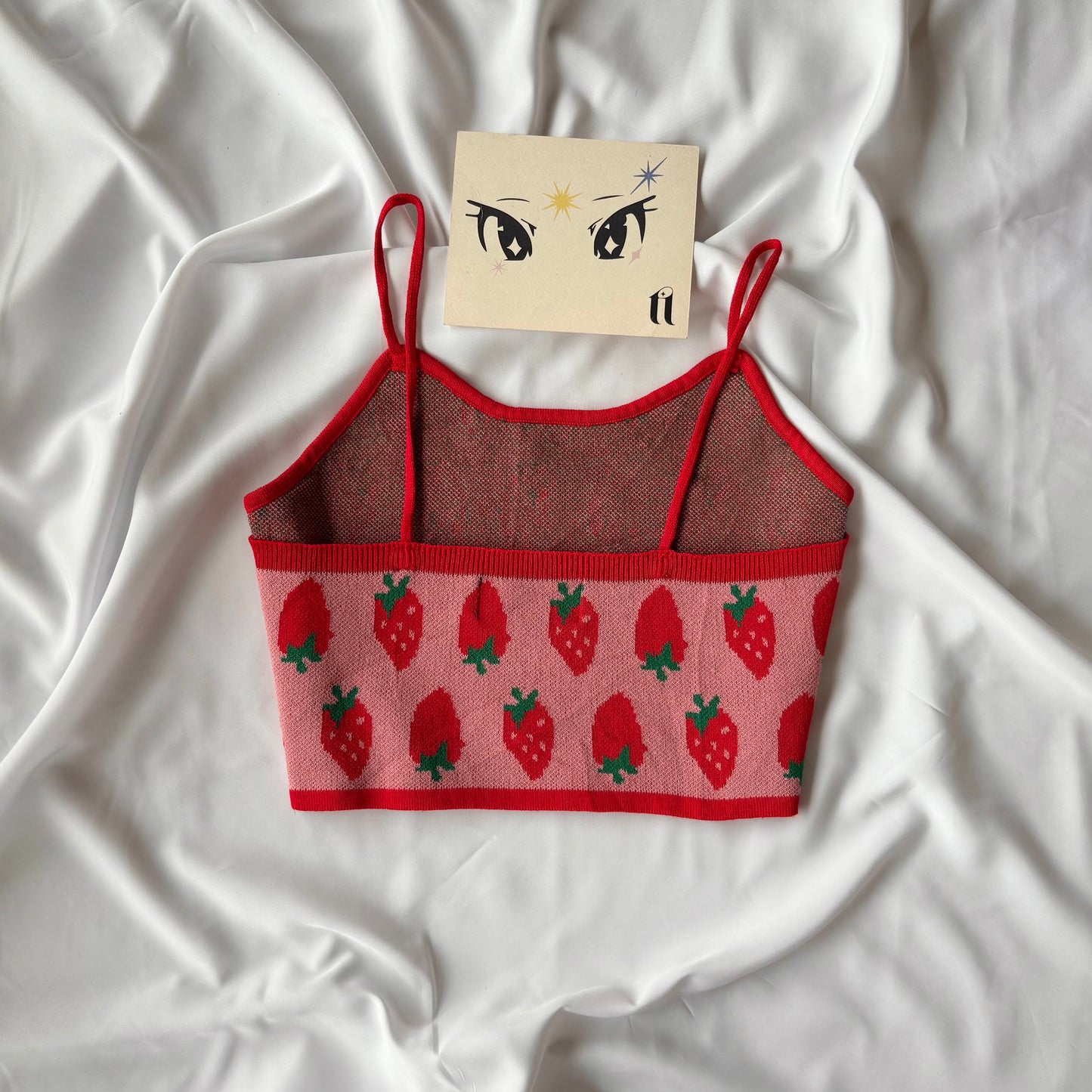 STRAWBERRY TOP FROM CIDER (Bust : 30-34, Upper Waist : 26-32)