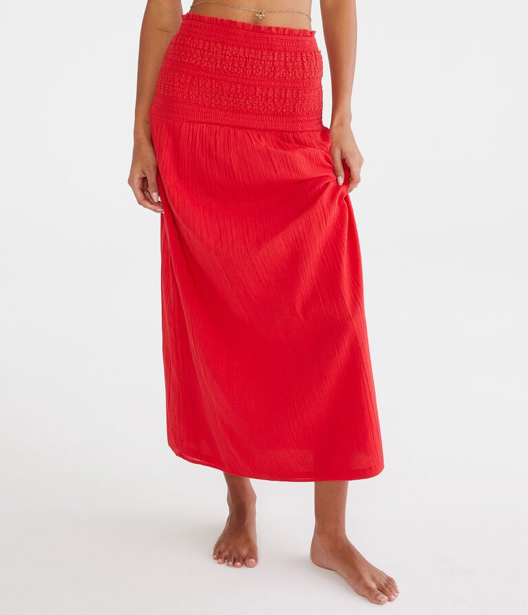 RED BANDEAU 2 IN 1 (DRESS AND SKIRT) FROM AEROPOSTALE (XS/S)
