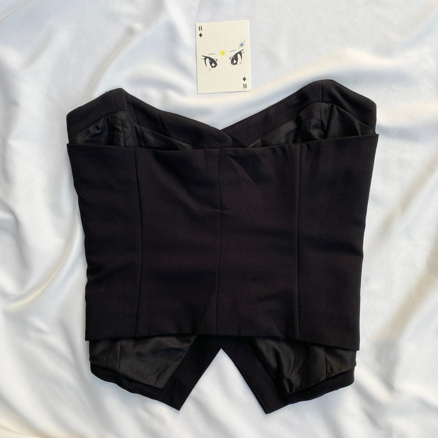 BLACK TUBE CORSET (Bust : 32-34, Upper Waist : 28-30)