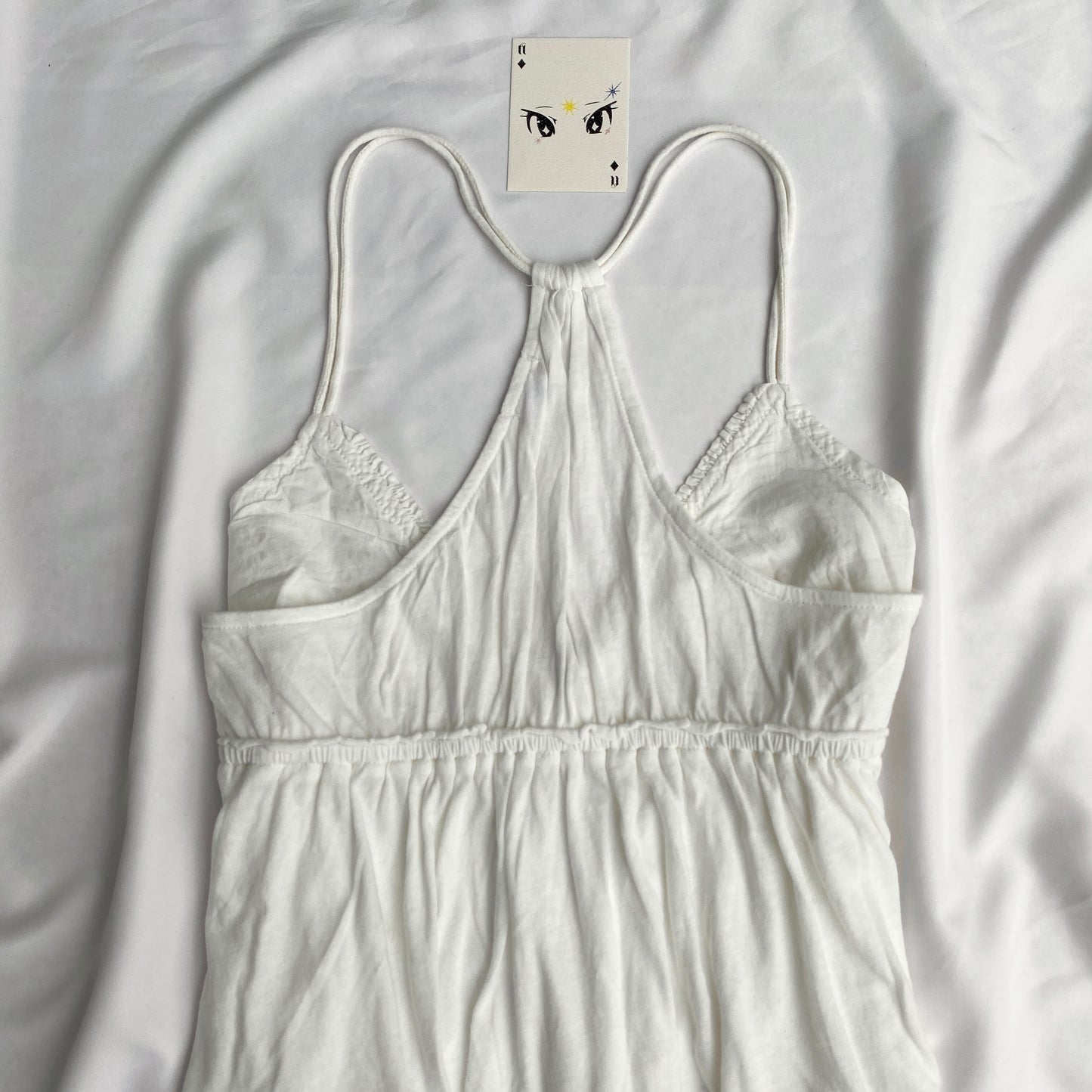 EYELET BABYDOLL TOP FROM URBAN OUTFITTERS IN WHITE (Multiple sizes available)