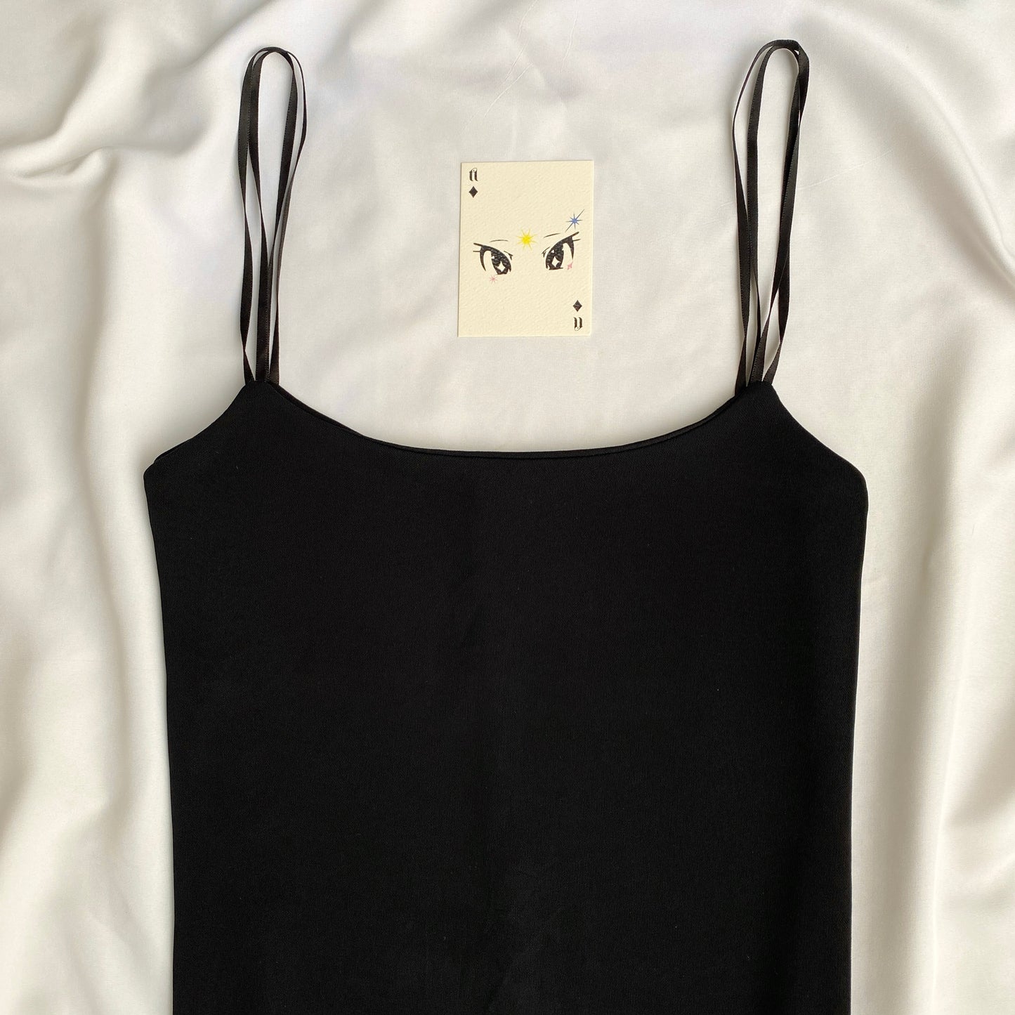 BLACK CAMI TOP (Bust : 30-36, Upper Waist : 28-34)
