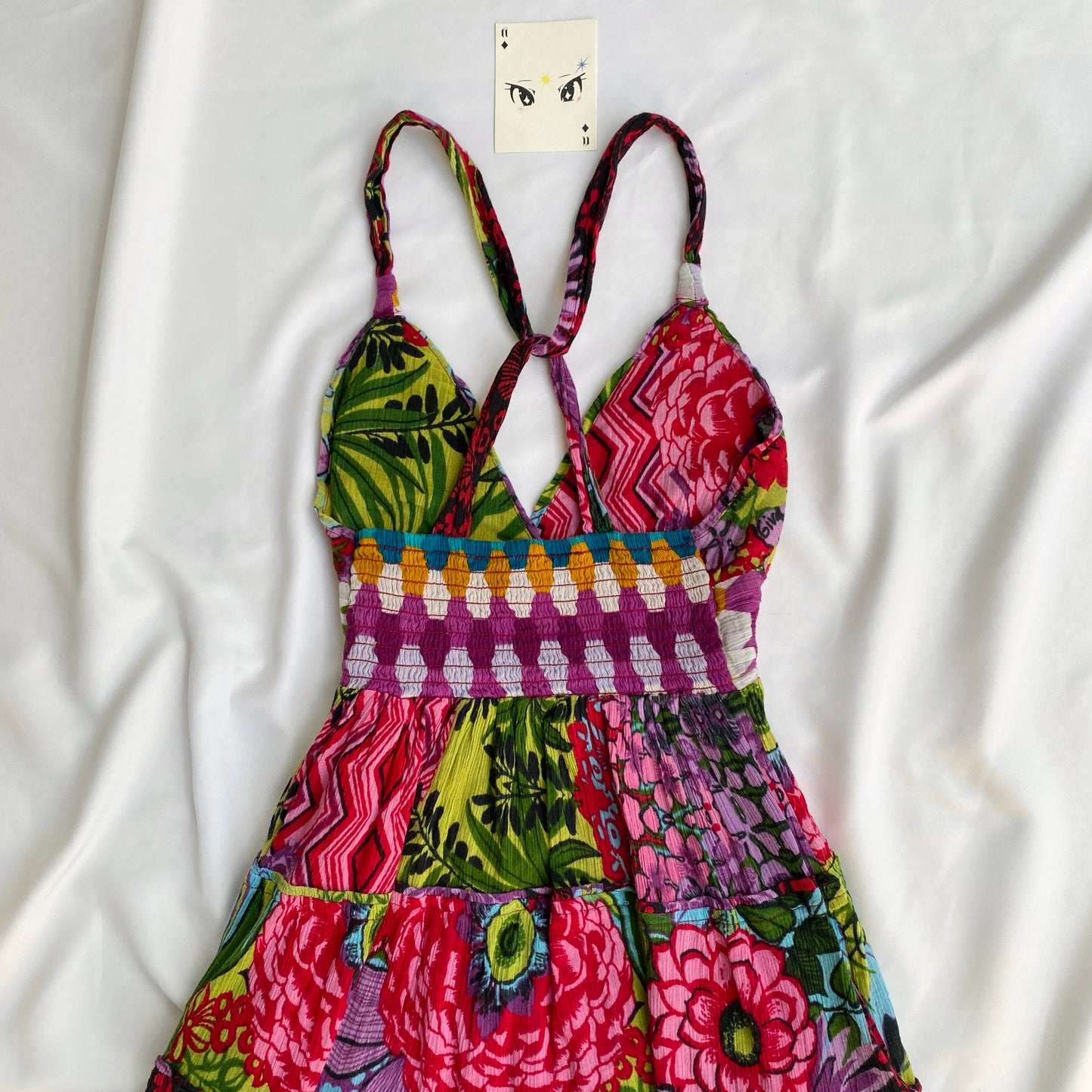 MULTI COLOURED BABYDOLL TOP (Bust : 28-32, Upper Waist : 24-26)