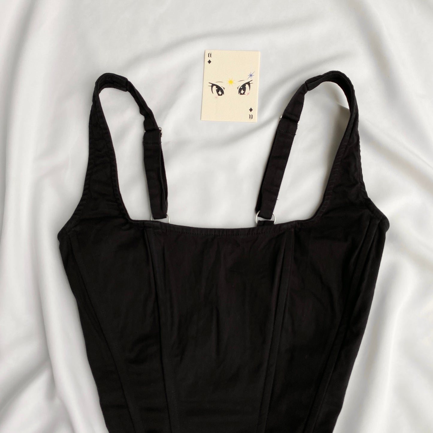 BLACK CORSET (Bust : 30-34, Upper Waist : 26-29)