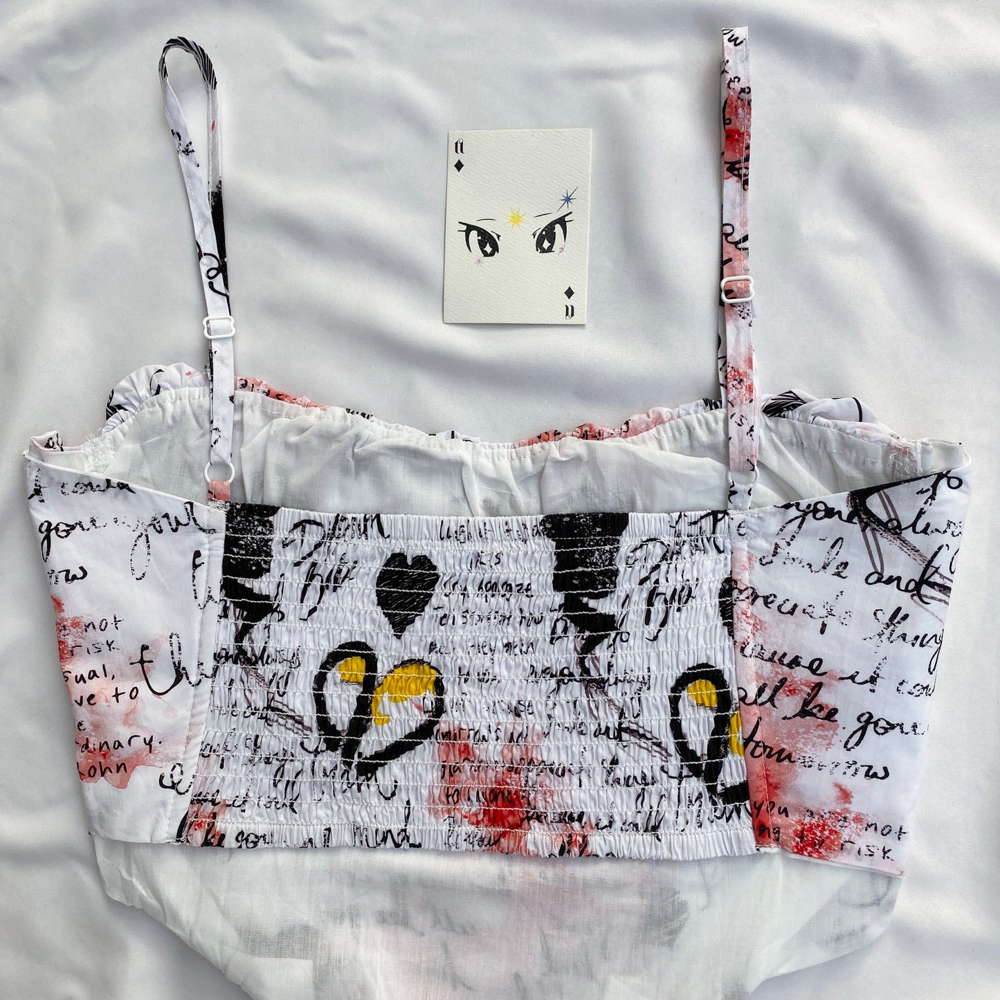 GRAFFITI CORSET (Bust : 36-38, Upper Waist : 32-34)