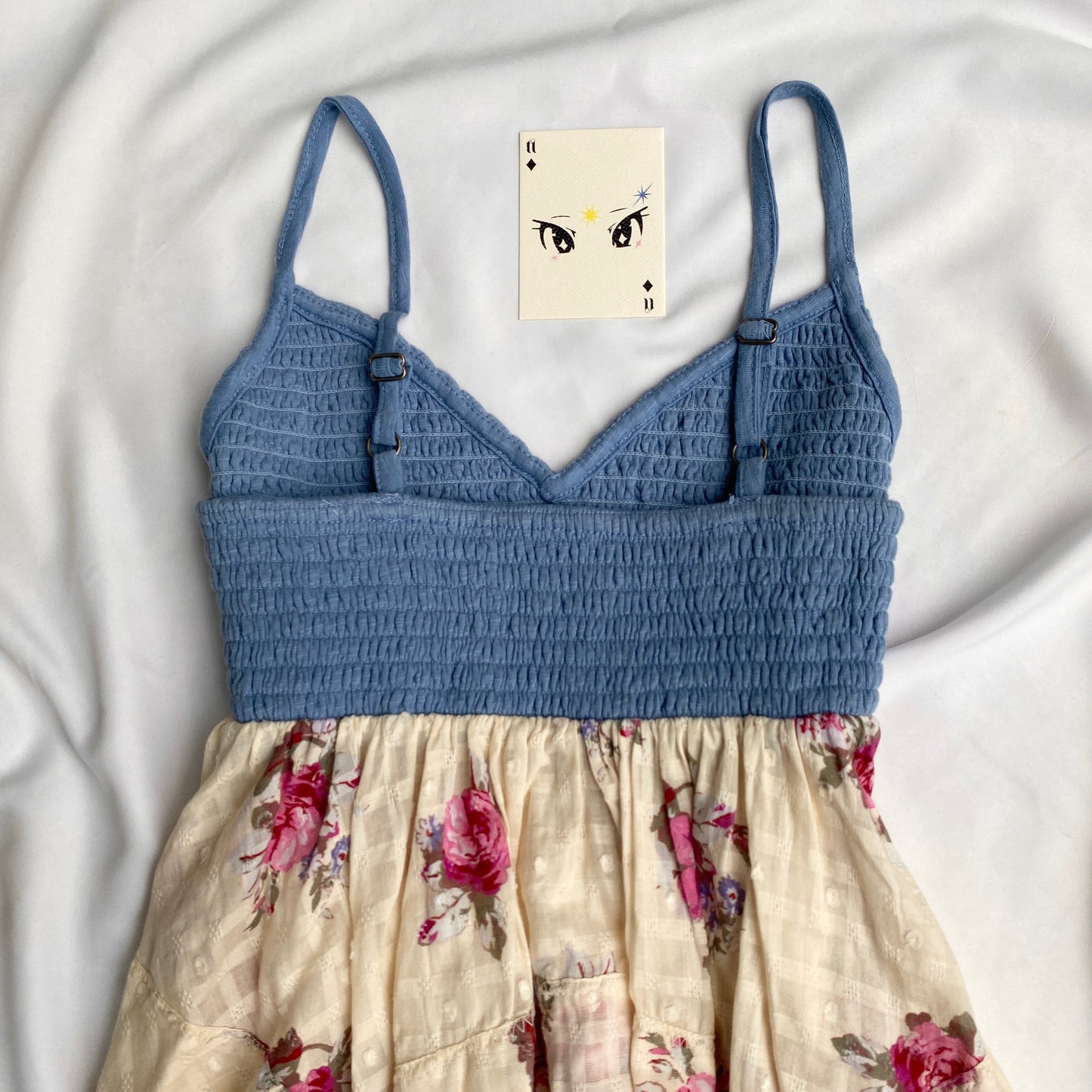 FLORAL FIT AND FLARE TOP (Multiple sizes available)