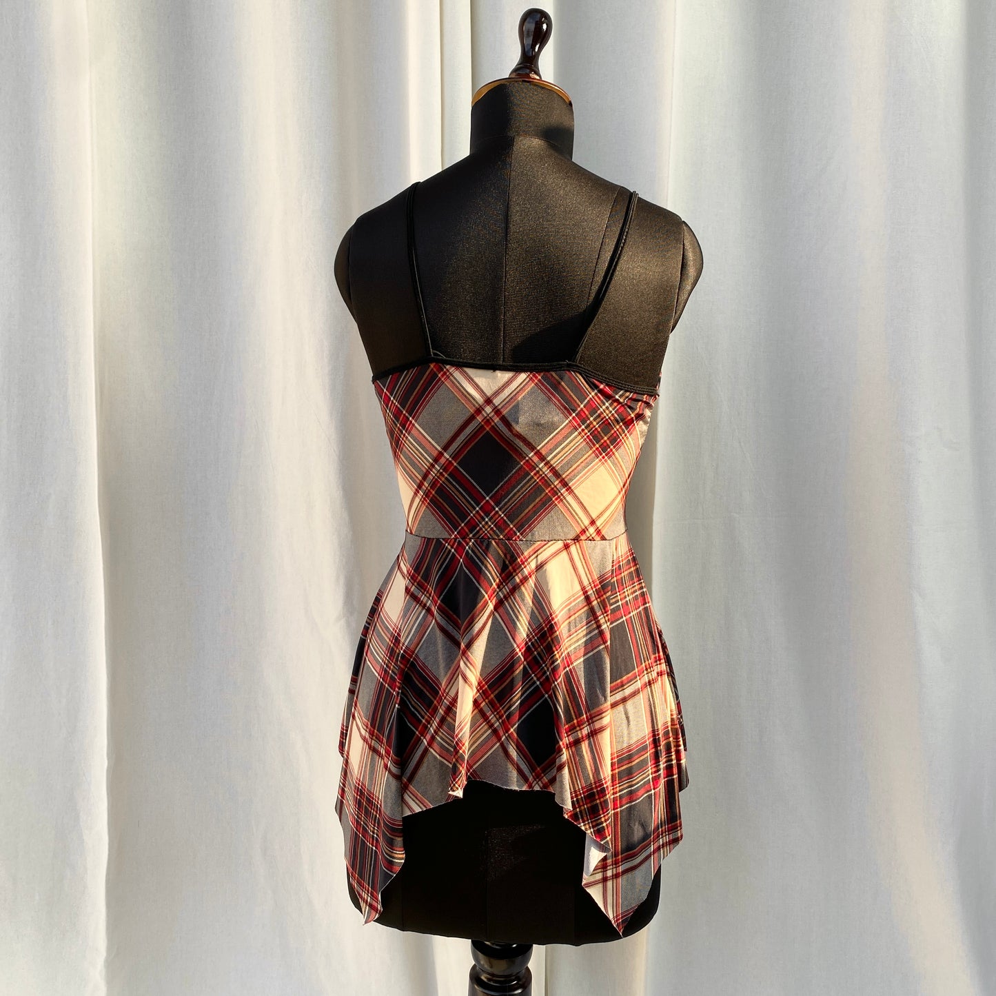 PLAID BABYDOLL TOP (Bust : 30-34, Upper Waist : 24-28)