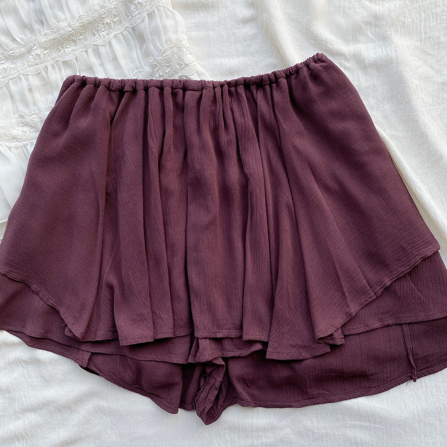 BROWN SKORT FROM FREE PEOPLE (M)