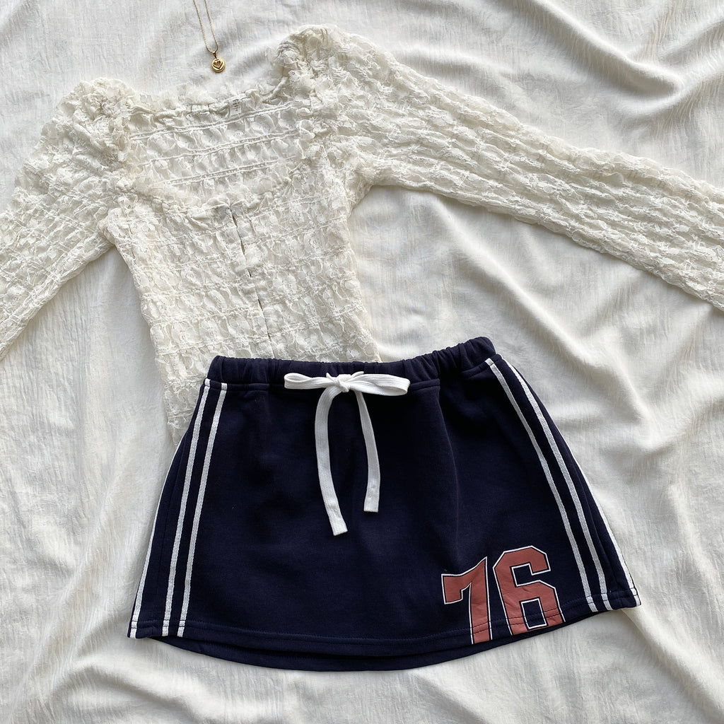 JERSEY SKIRT (Waist : 24-28)